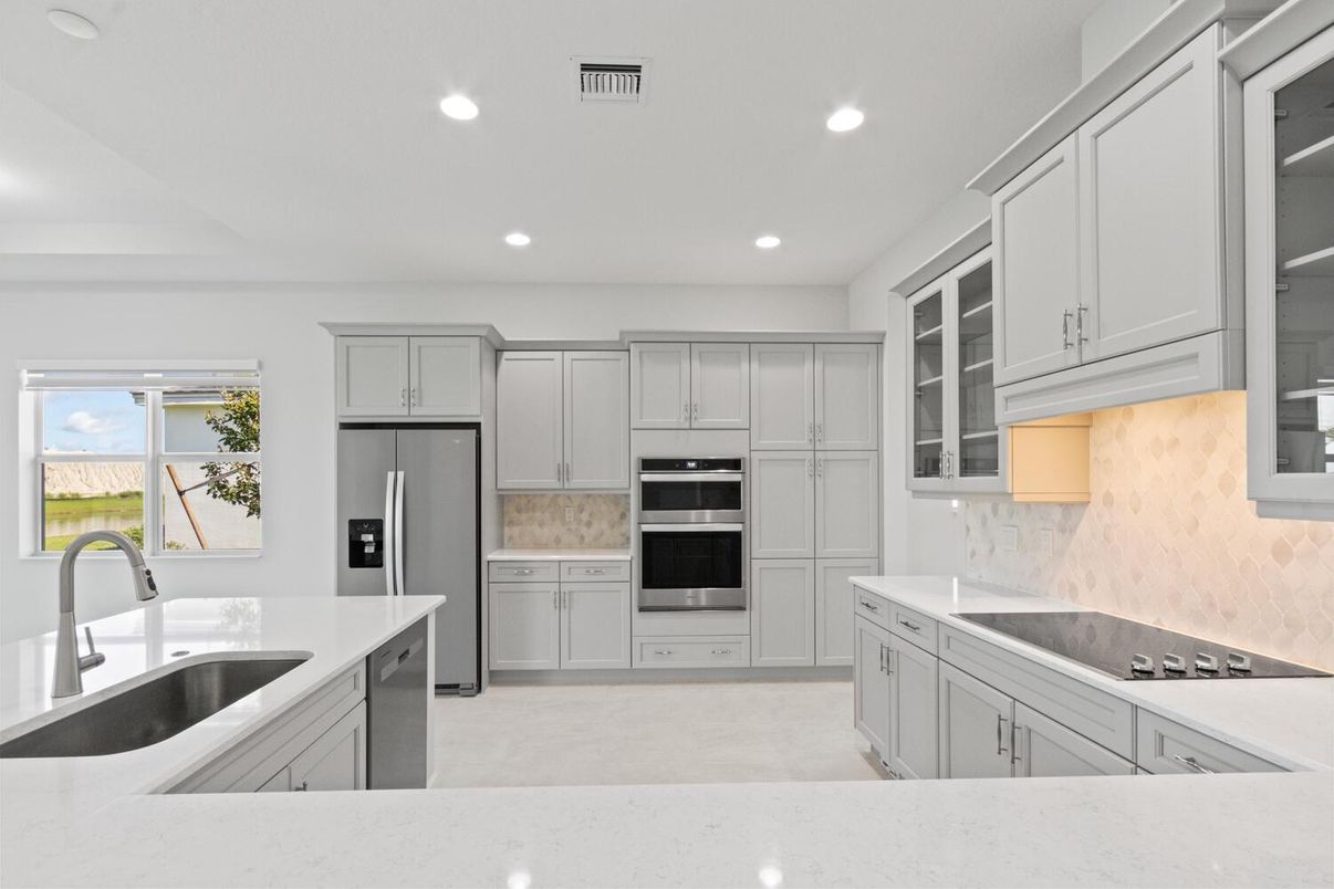 Interior, Kitchen, Recessed Lighting, Stainless Steel Appliances