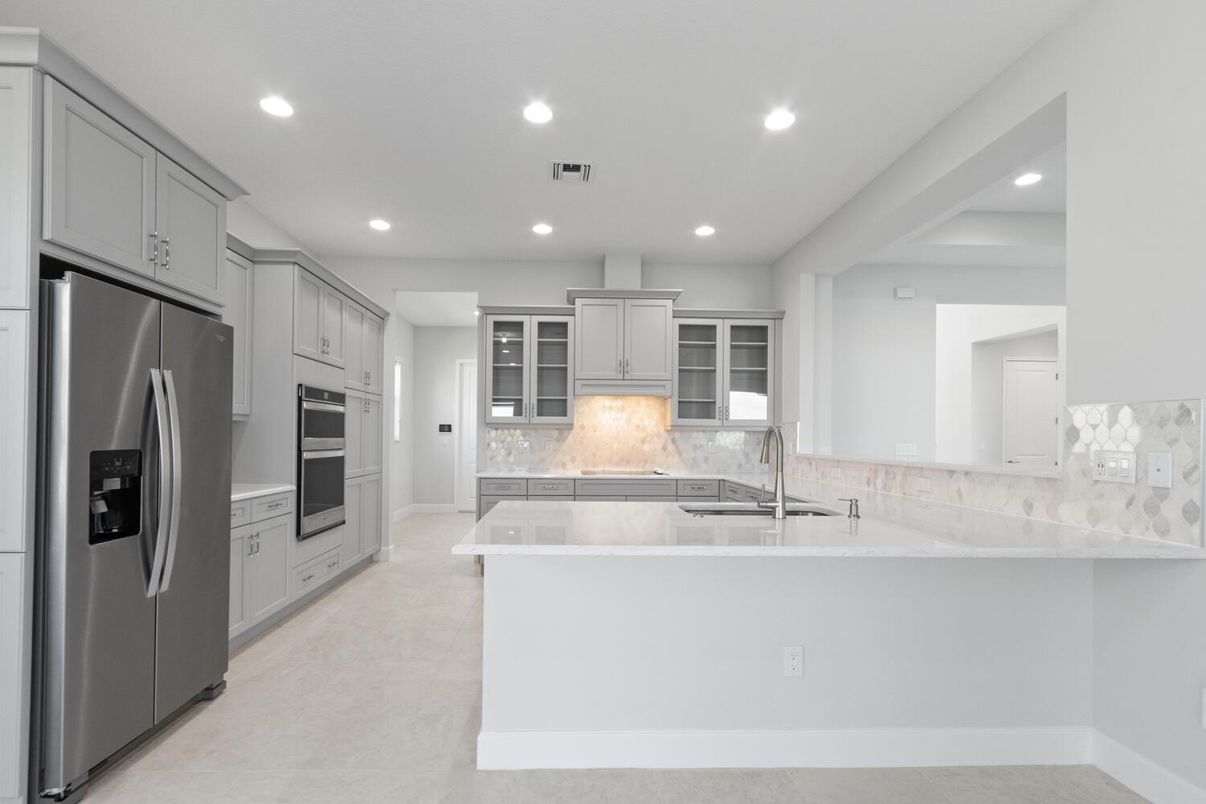 Interior, Kitchen, Recessed Lighting, Stainless Steel Appliances