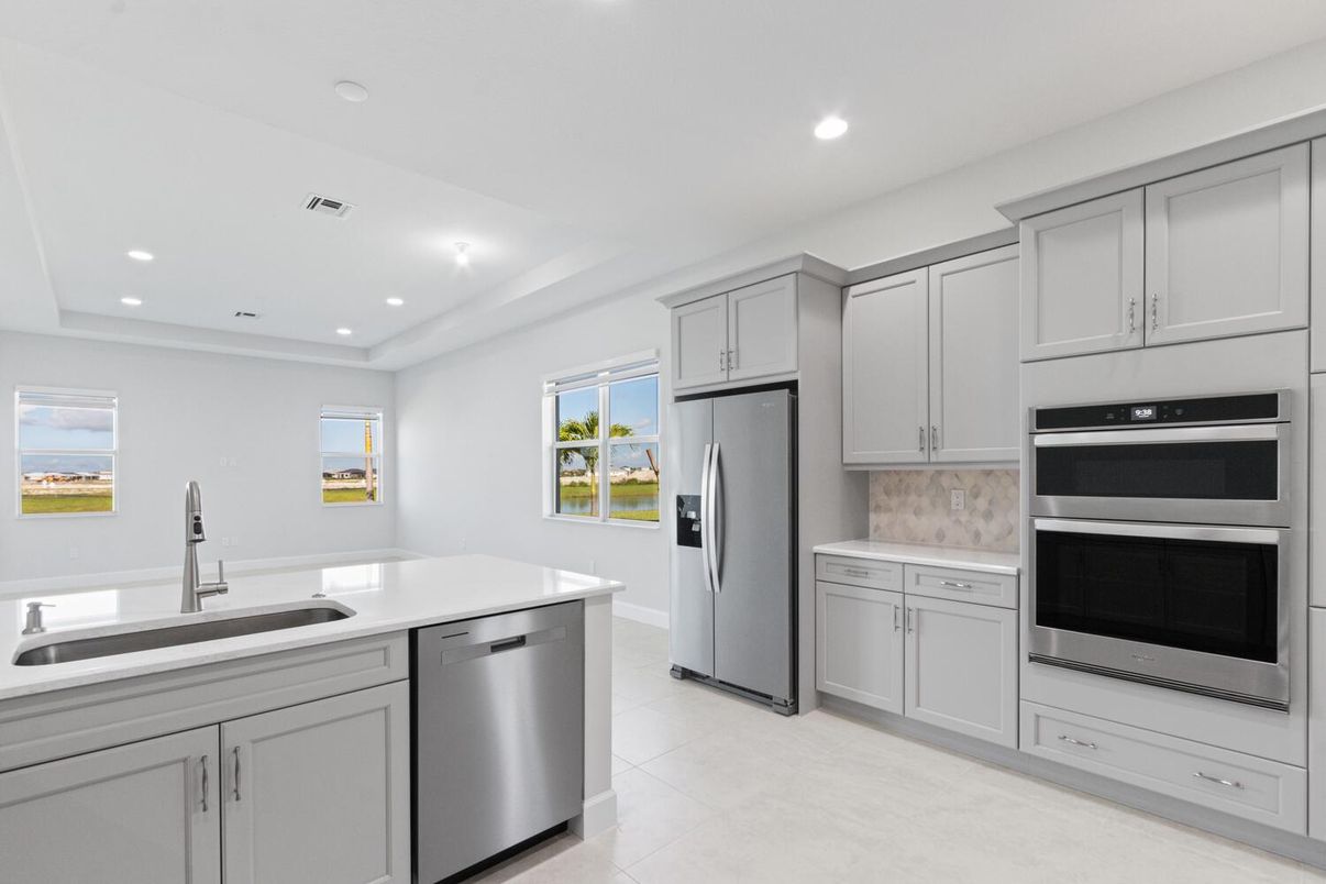 Interior, Kitchen, Recessed Lighting, Stainless Steel Appliances