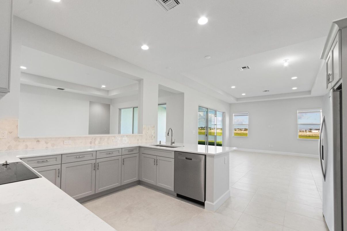 Interior, Kitchen, Recessed Lighting