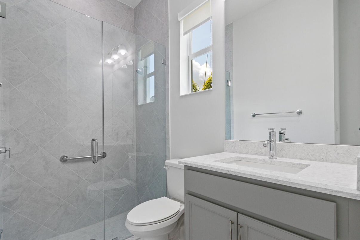 Bathroom, Glass Shower, Interior