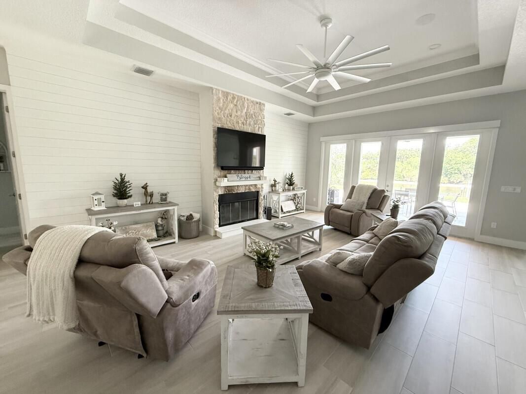 Fireplace, Interior, Living room, Wood Texture Flooring
