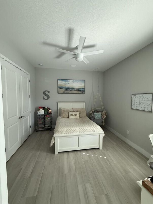 Bedroom, Interior, Wood Texture Flooring