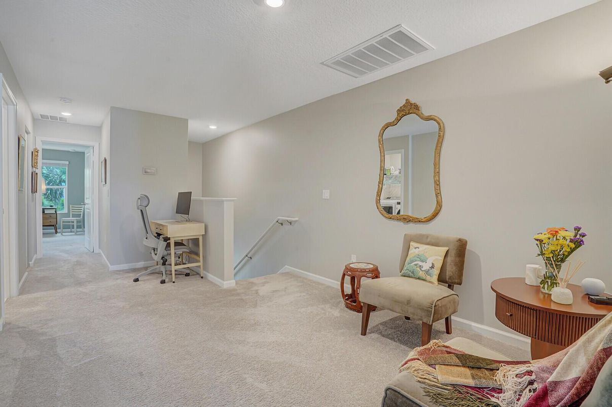 Home Office, Interior, Recessed Lighting