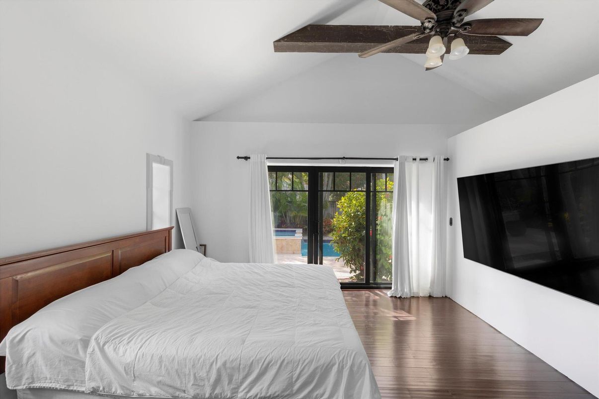 Bedroom, Interior, Wooden Beams, Wood Texture Flooring