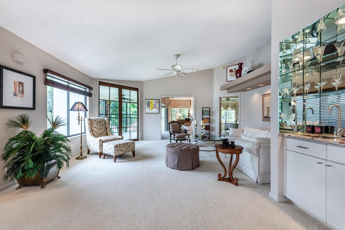 Interior, Living room, Recessed Lighting