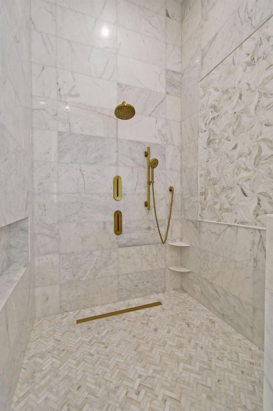 Bathroom, Interior, Marble Walls