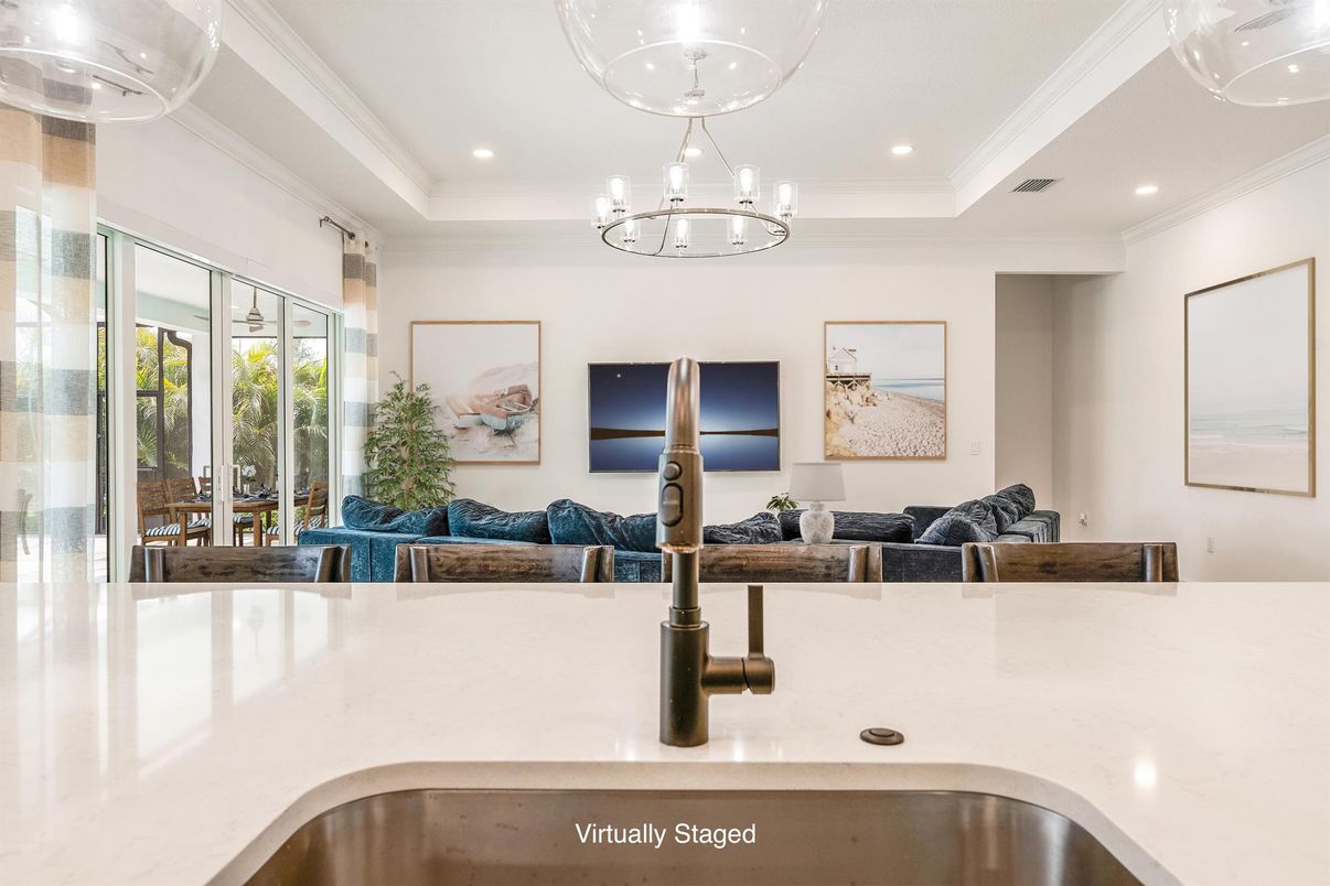 Chandelier, Interior, Living room, Recessed Lighting