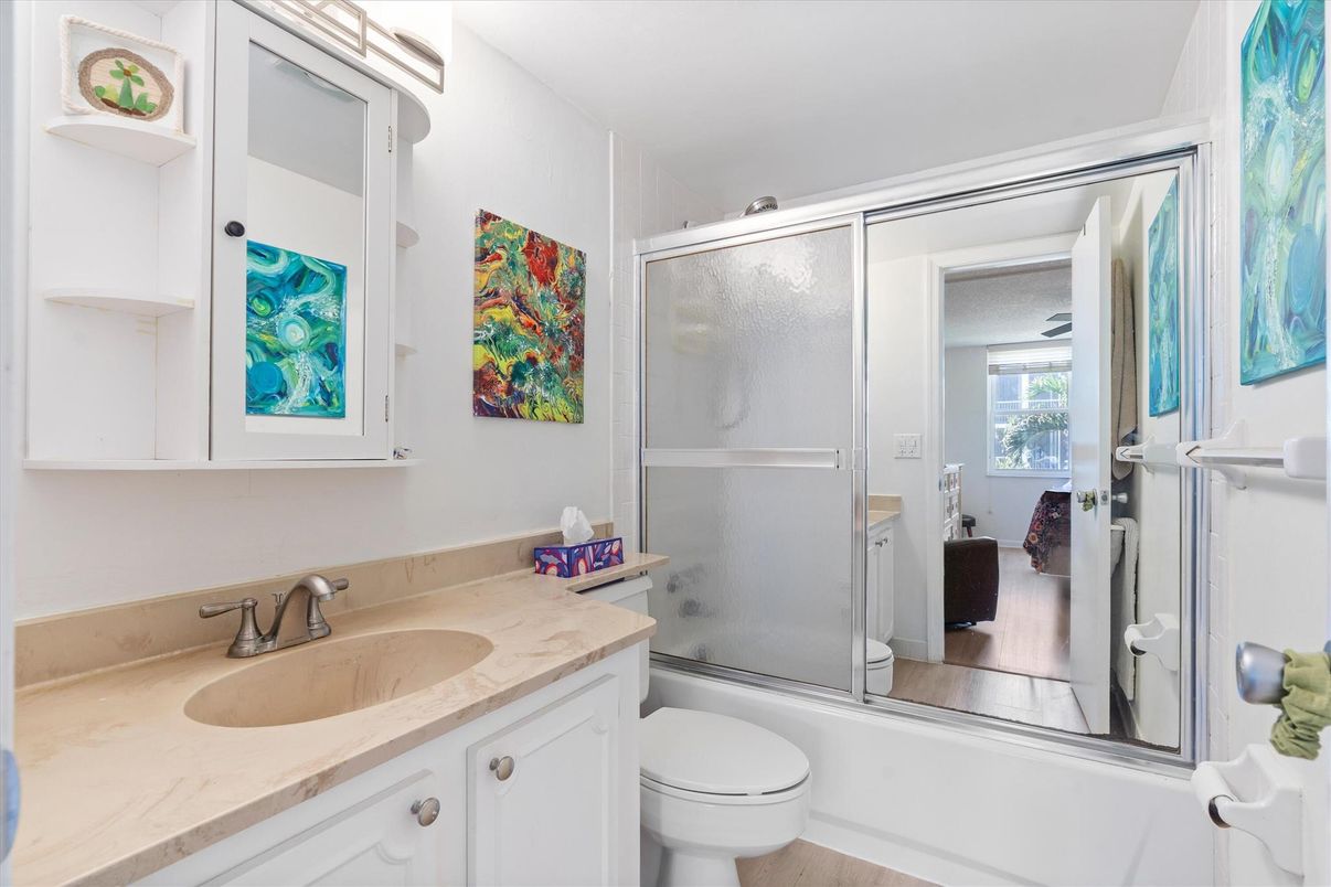 Bathroom, Glass Shower, Interior