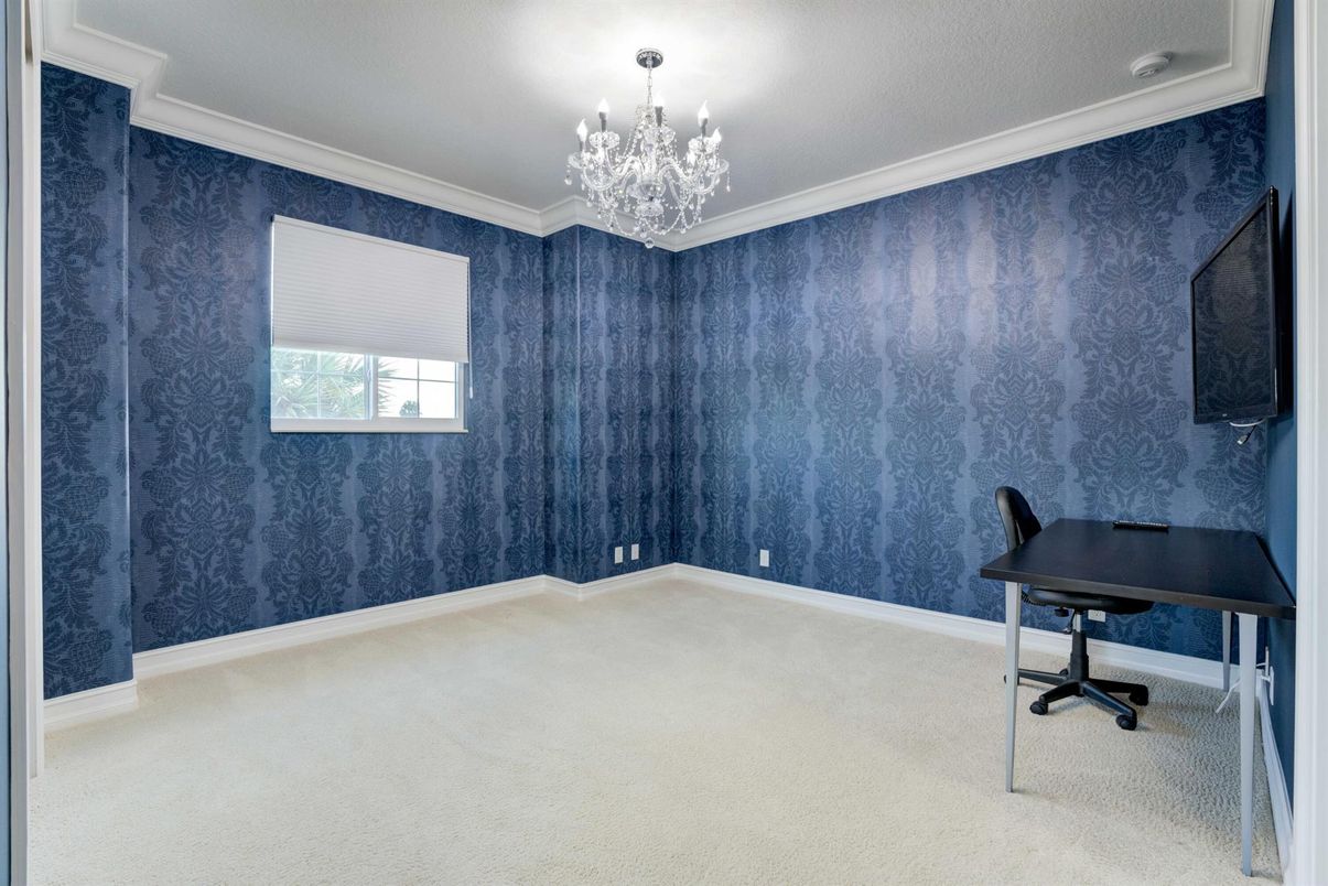 Chandelier, Home Office, Interior