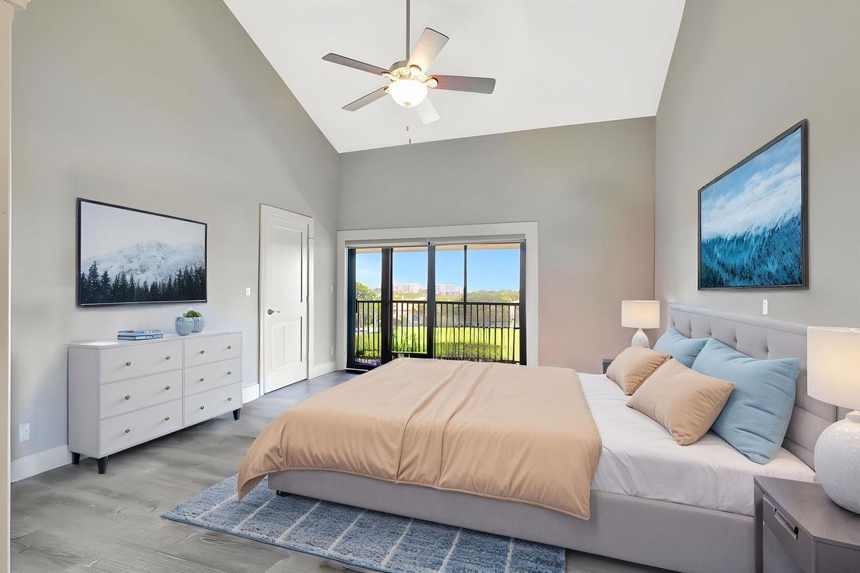 Bedroom, Interior, Wood Texture Flooring