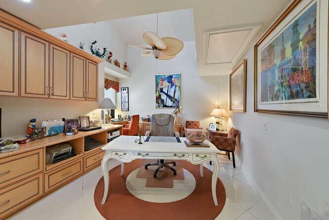 Home Office, Interior, Recessed Lighting