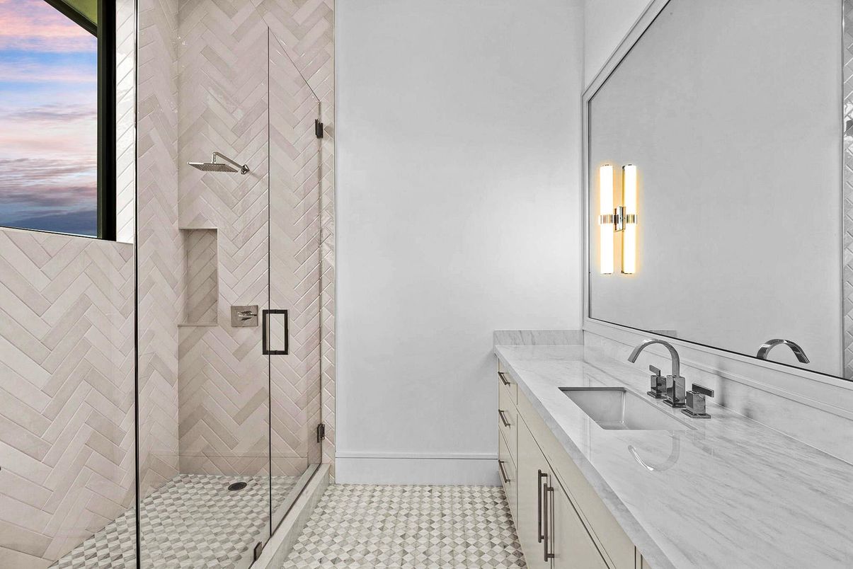 Bathroom, Glass Shower, Interior