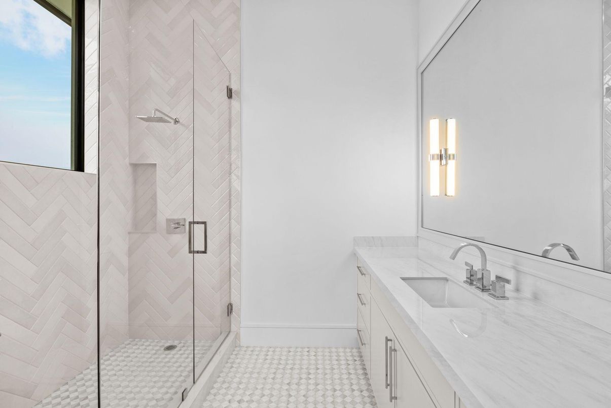 Bathroom, Glass Shower, Interior