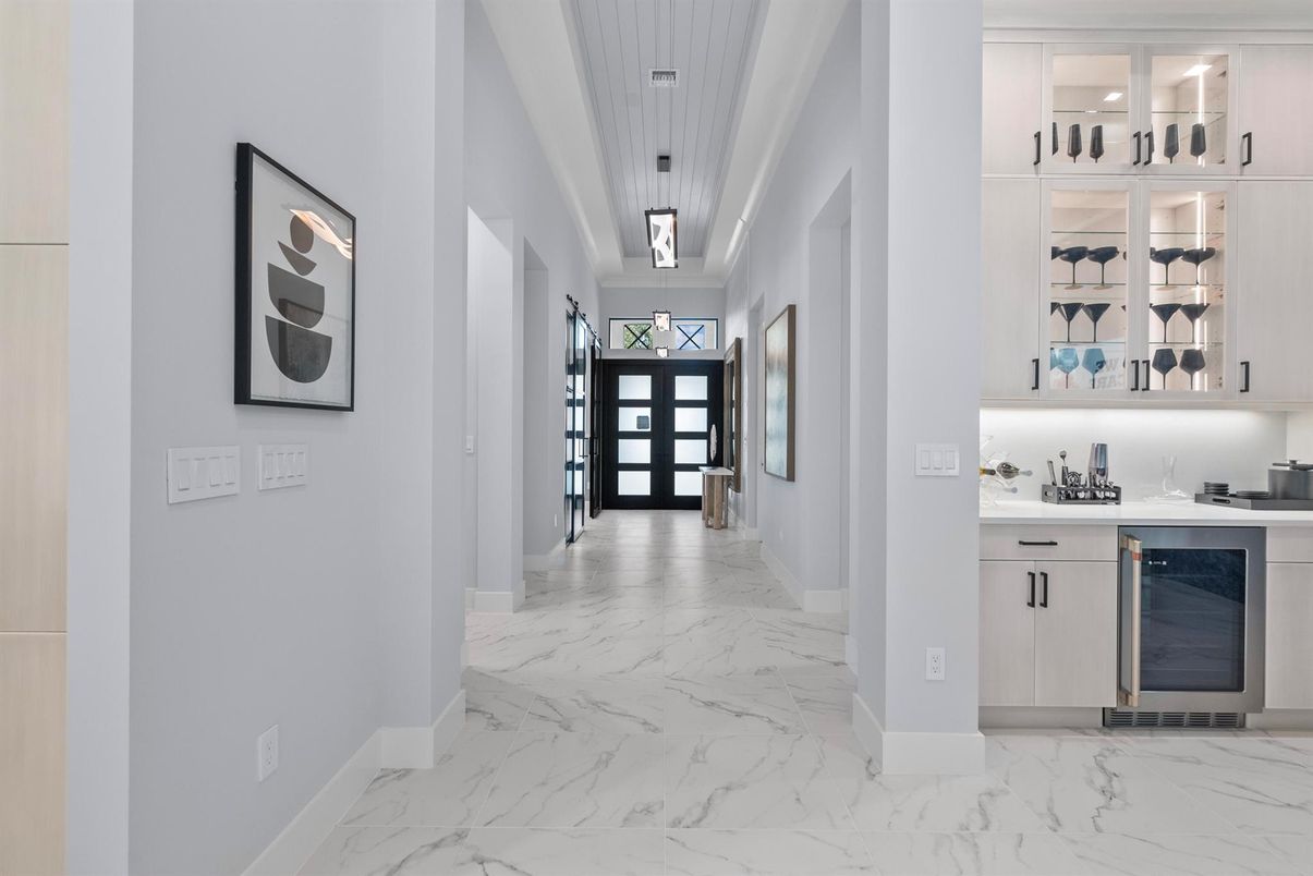 Interior, Marble, Recessed Lighting