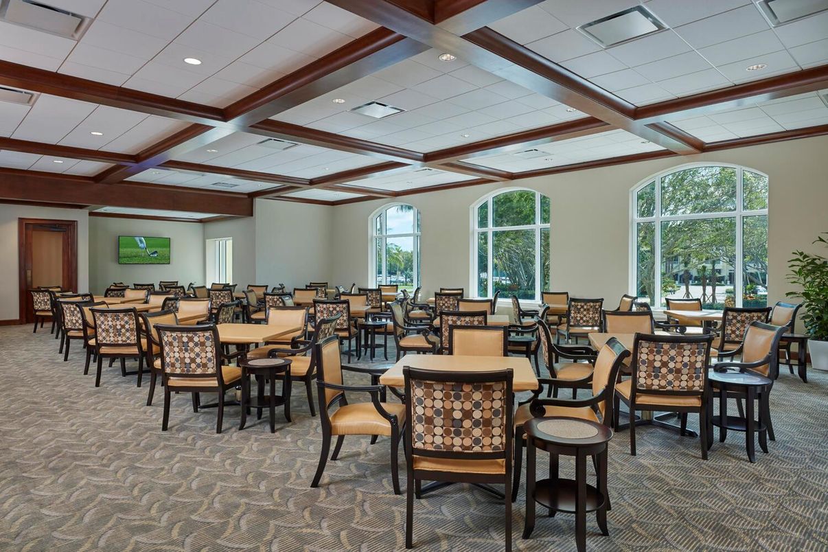 Dining room, Interior, Recessed Lighting, Wooden Beams