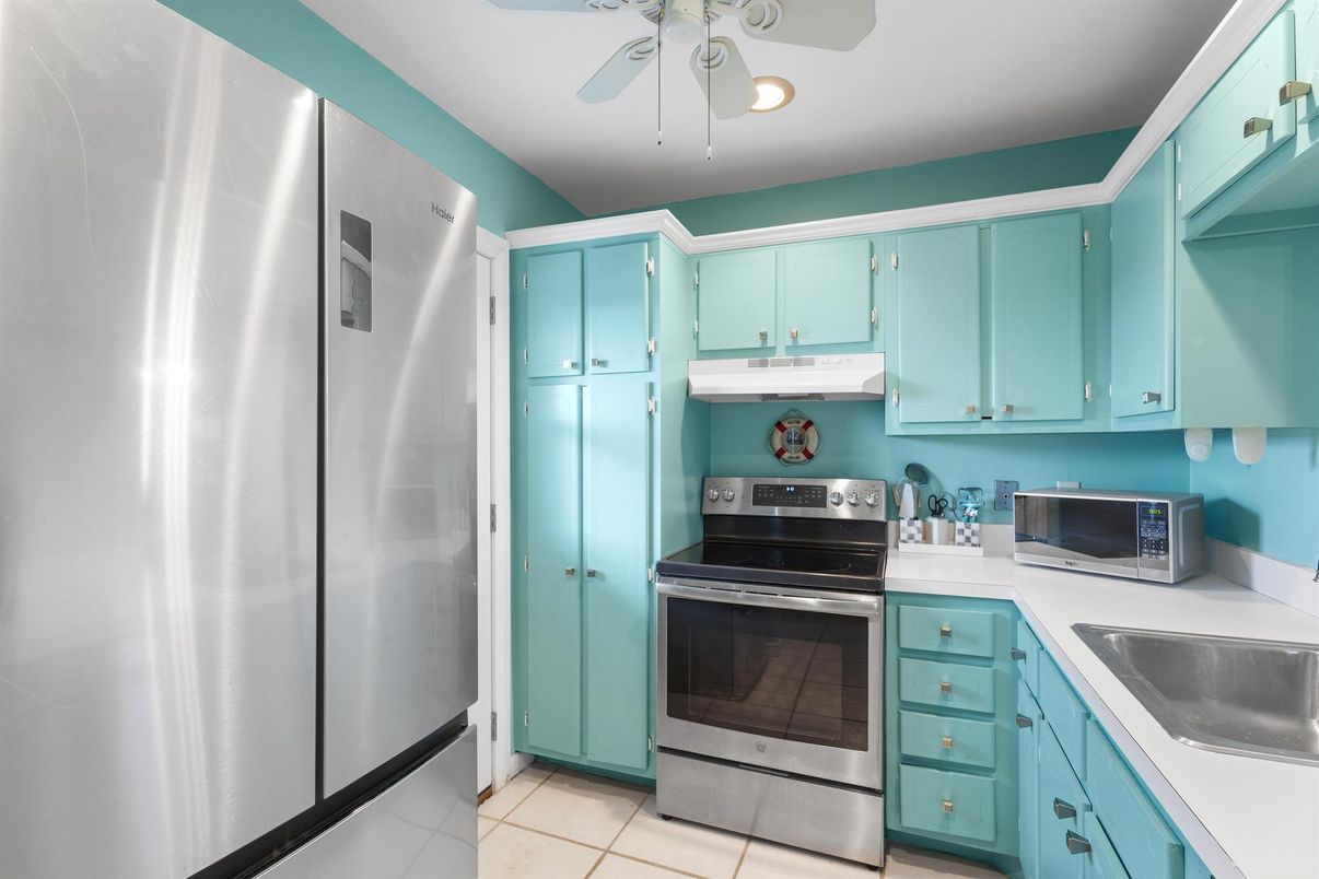 Interior, Kitchen, Recessed Lighting, Stainless Steel Appliances