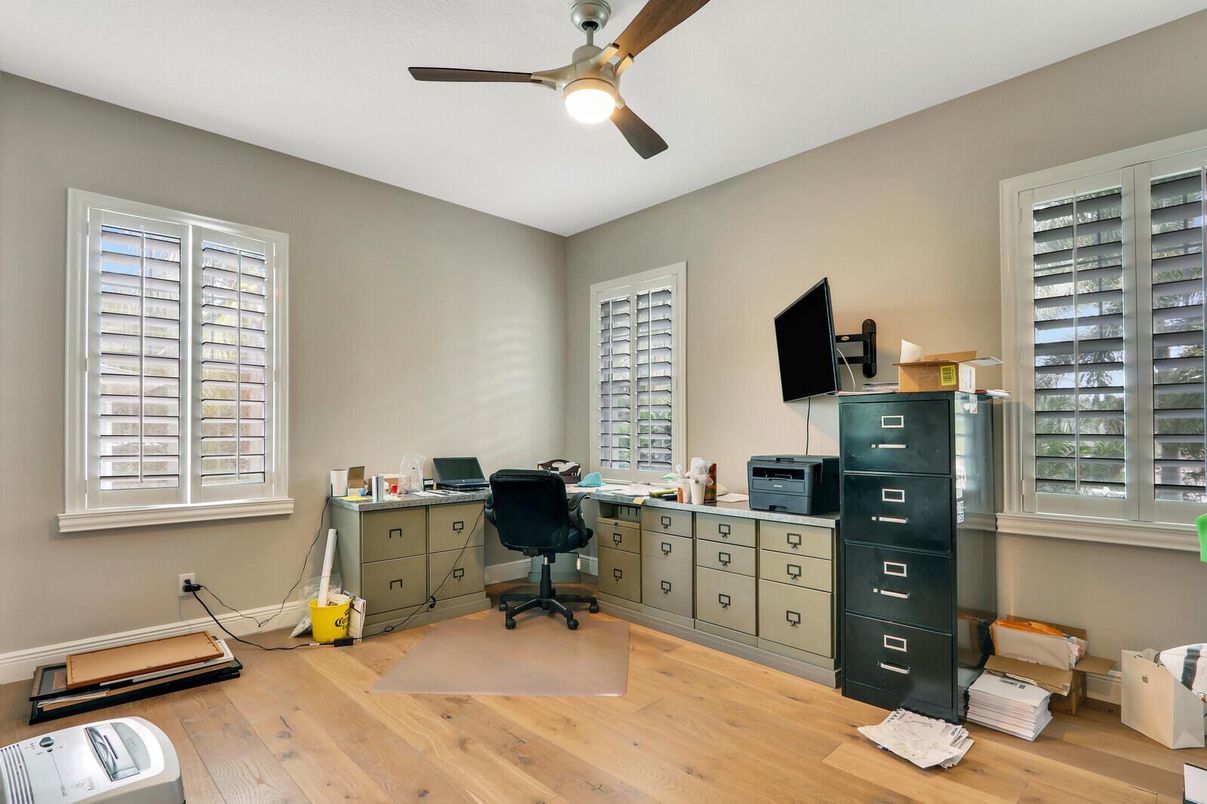 Home Office, Interior, Wood Texture Flooring