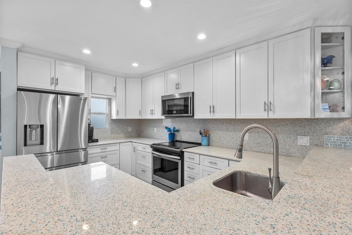 Interior, Kitchen, Recessed Lighting, Stainless Steel Appliances