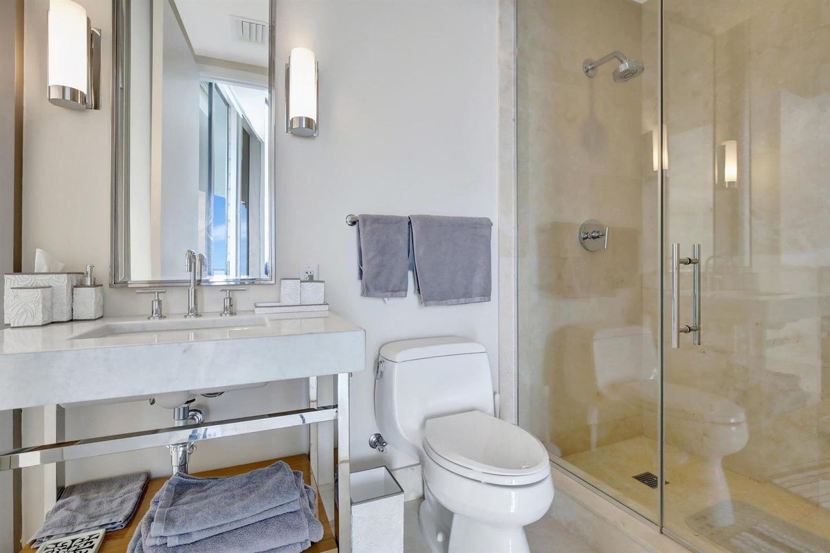Bathroom, Glass Shower, Interior