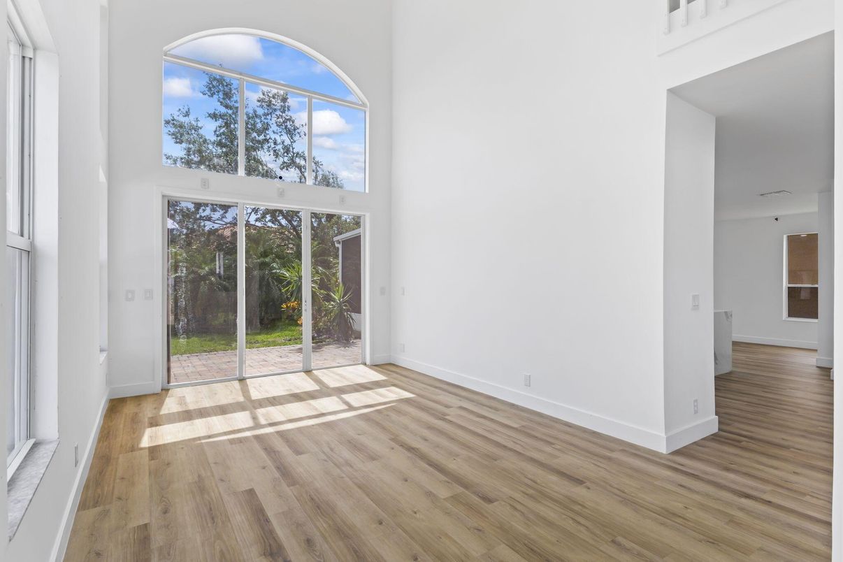 Empty room, Interior, Wood Texture Flooring