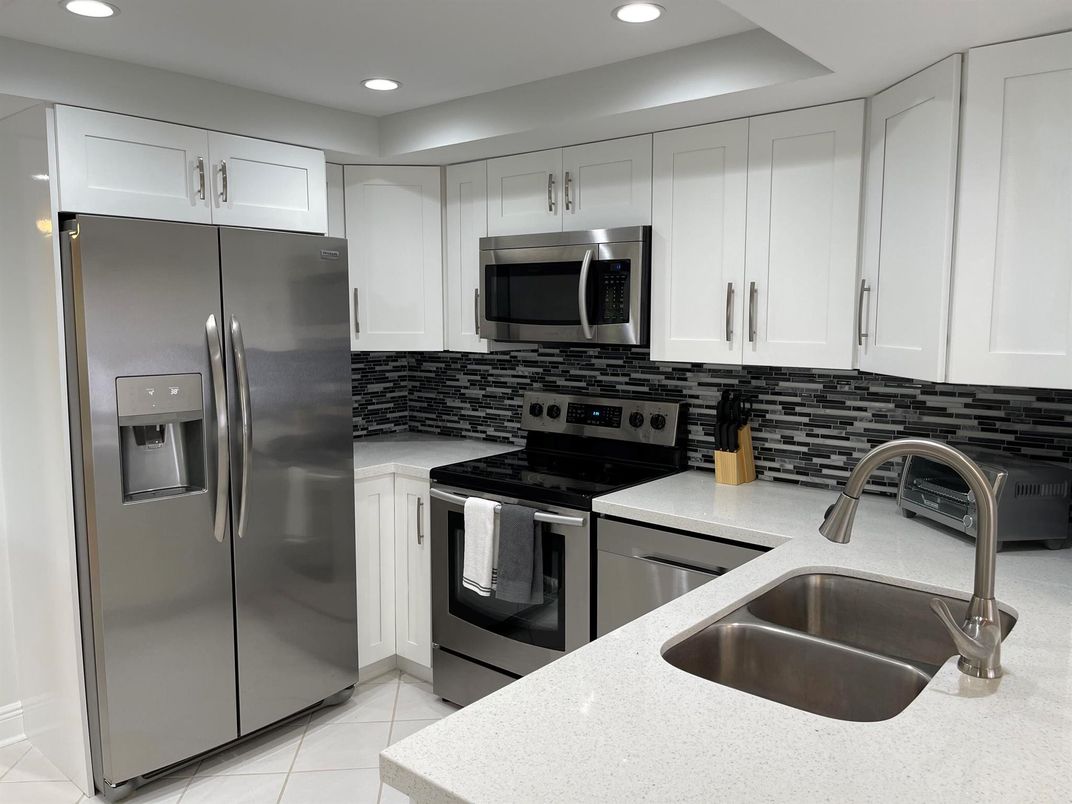 Interior, Kitchen, Recessed Lighting, Stainless Steel Appliances