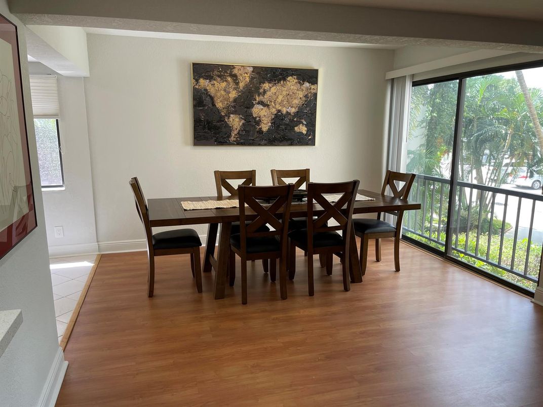 Dining room, Interior, Wood Texture Flooring