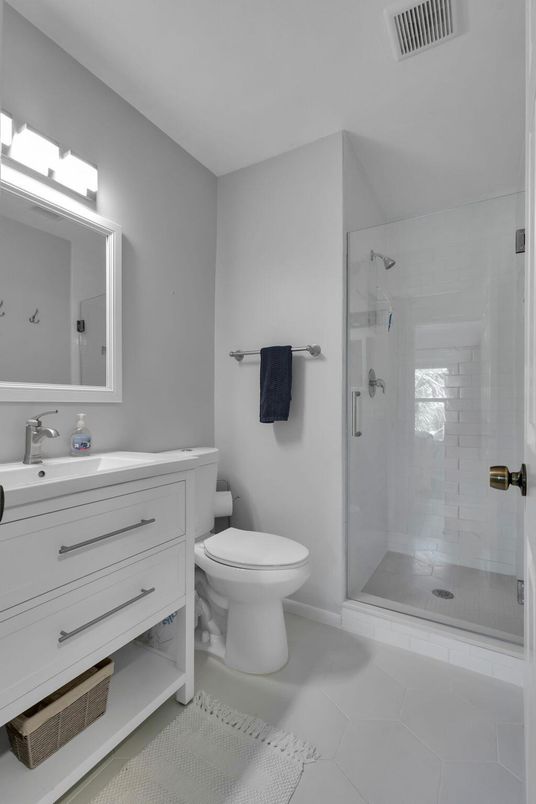 Bathroom, Glass Shower, Interior