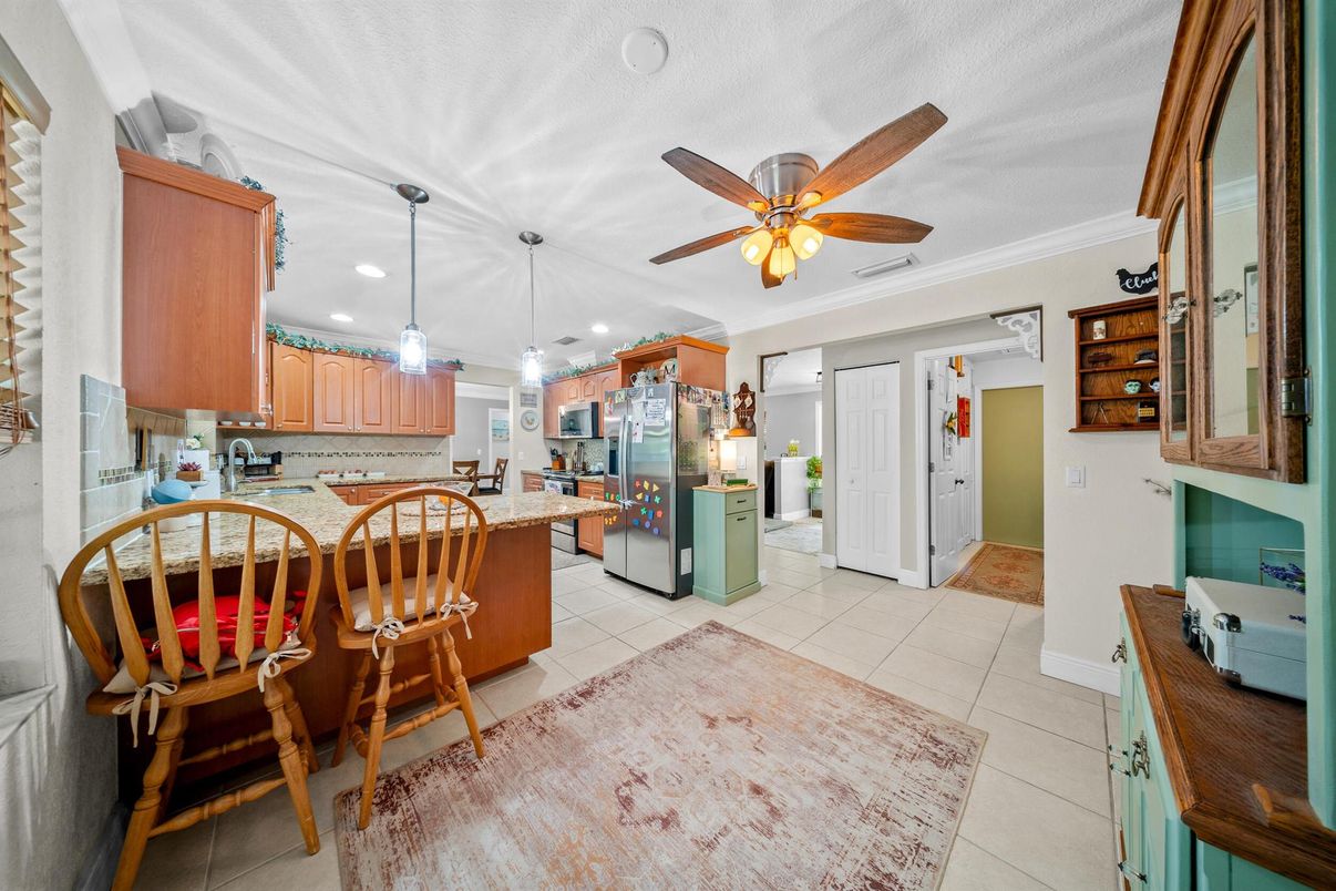 Interior, Kitchen, Pendant Lights, Recessed Lighting