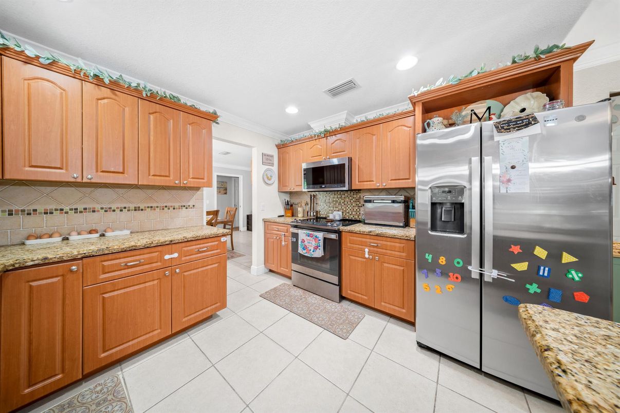 Interior, Kitchen, Recessed Lighting, Stainless Steel Appliances