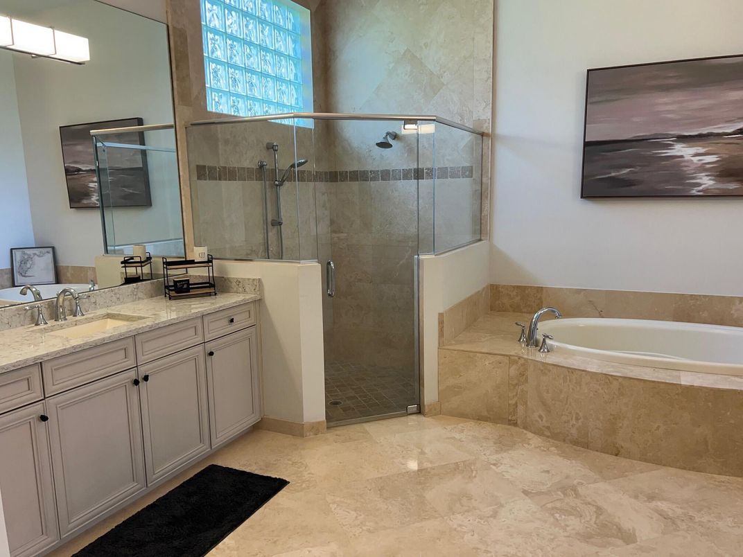Bathroom, Glass Shower, Interior