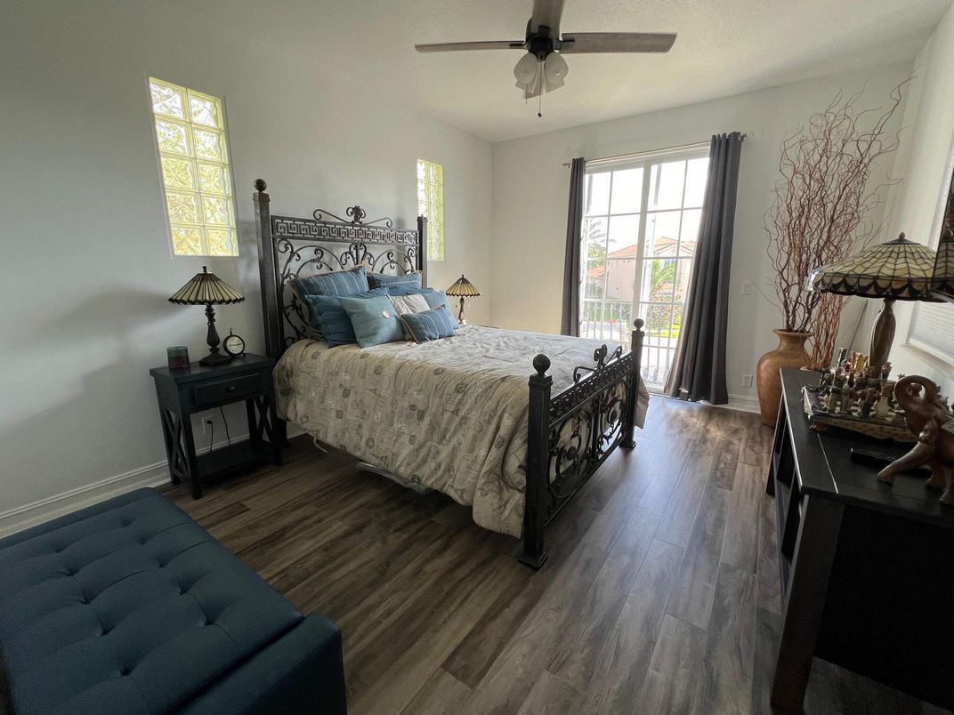 Bedroom, Interior, Wood Texture Flooring