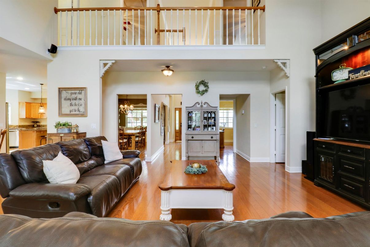 Interior, Kitchen, Living room, Wood Texture Flooring
