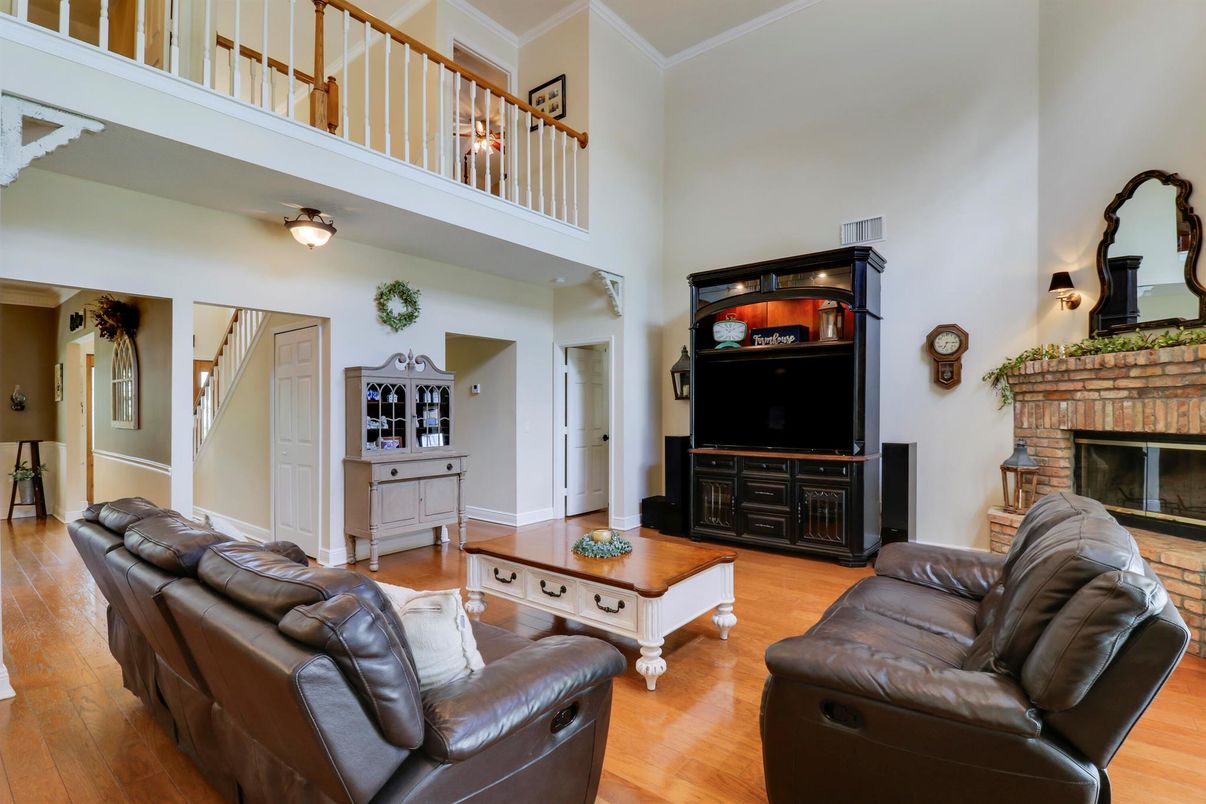 Fireplace, Interior, Living room, Wood Texture Flooring
