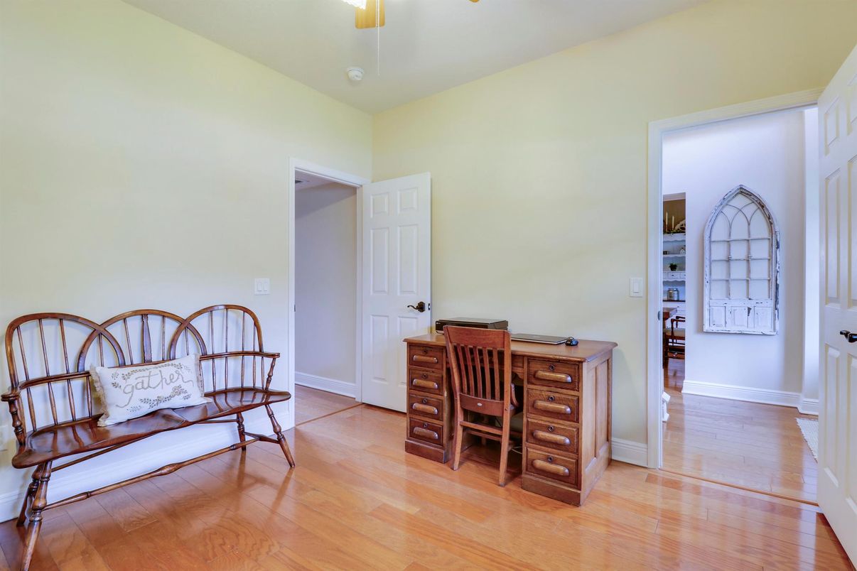 Home Office, Interior, Wood Texture Flooring