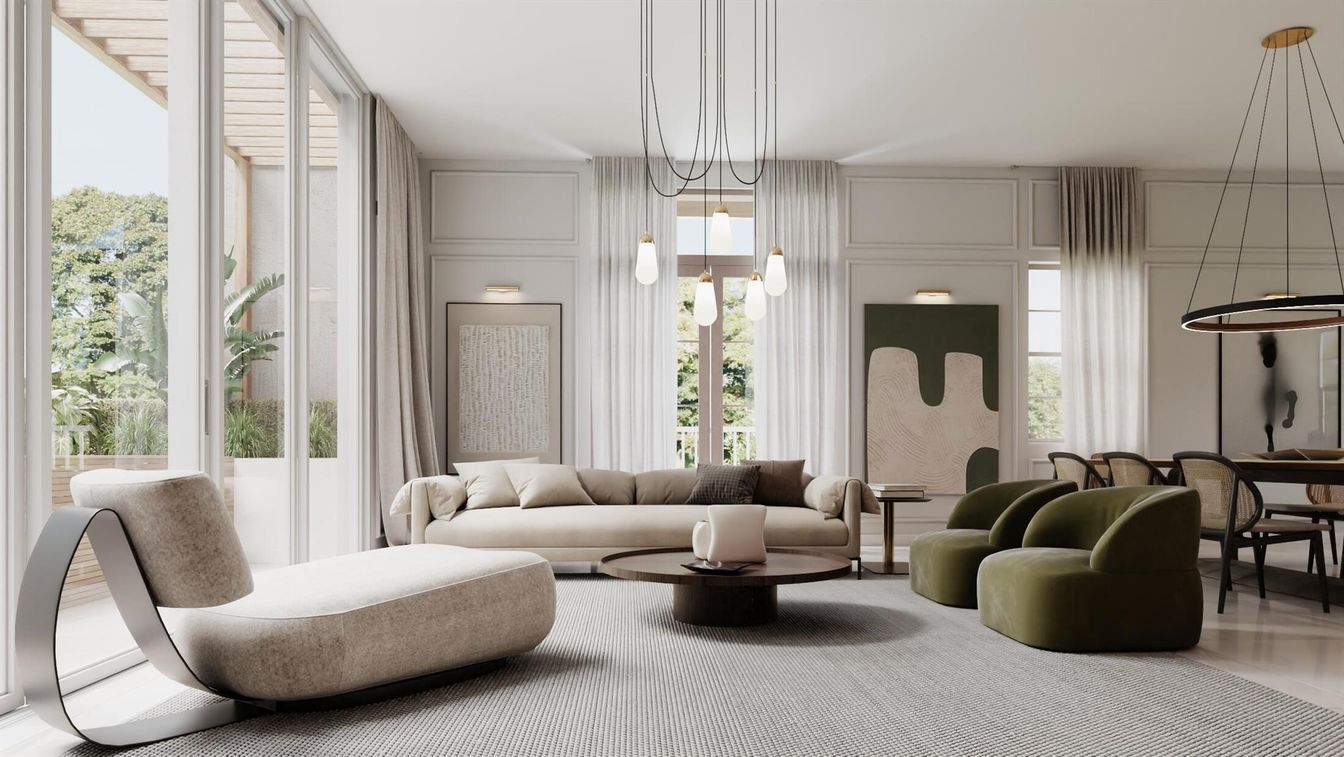 Dining room, Interior, Living room, Pendant Lights