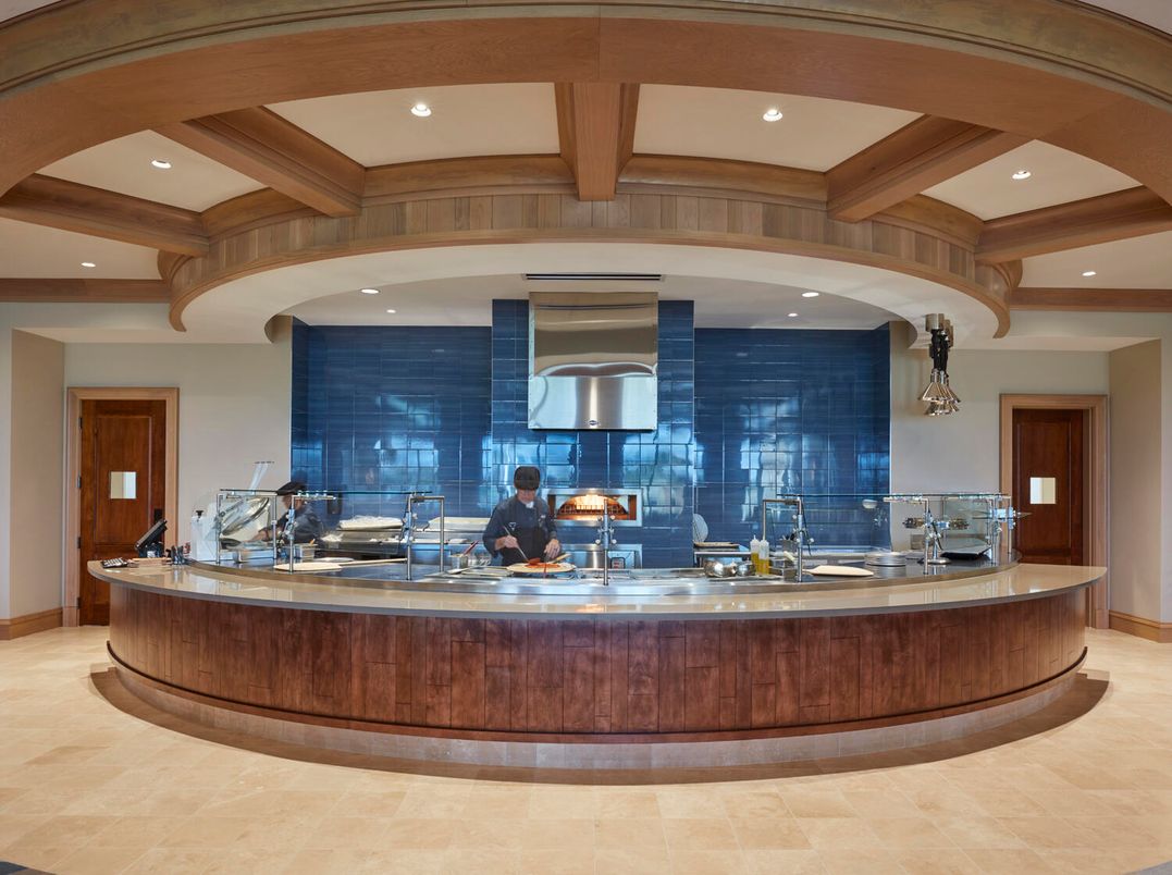 Fireplace, Interior, Recessed Lighting, Wooden Beams