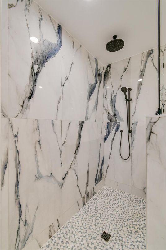 Bathroom, Interior, Marble Walls