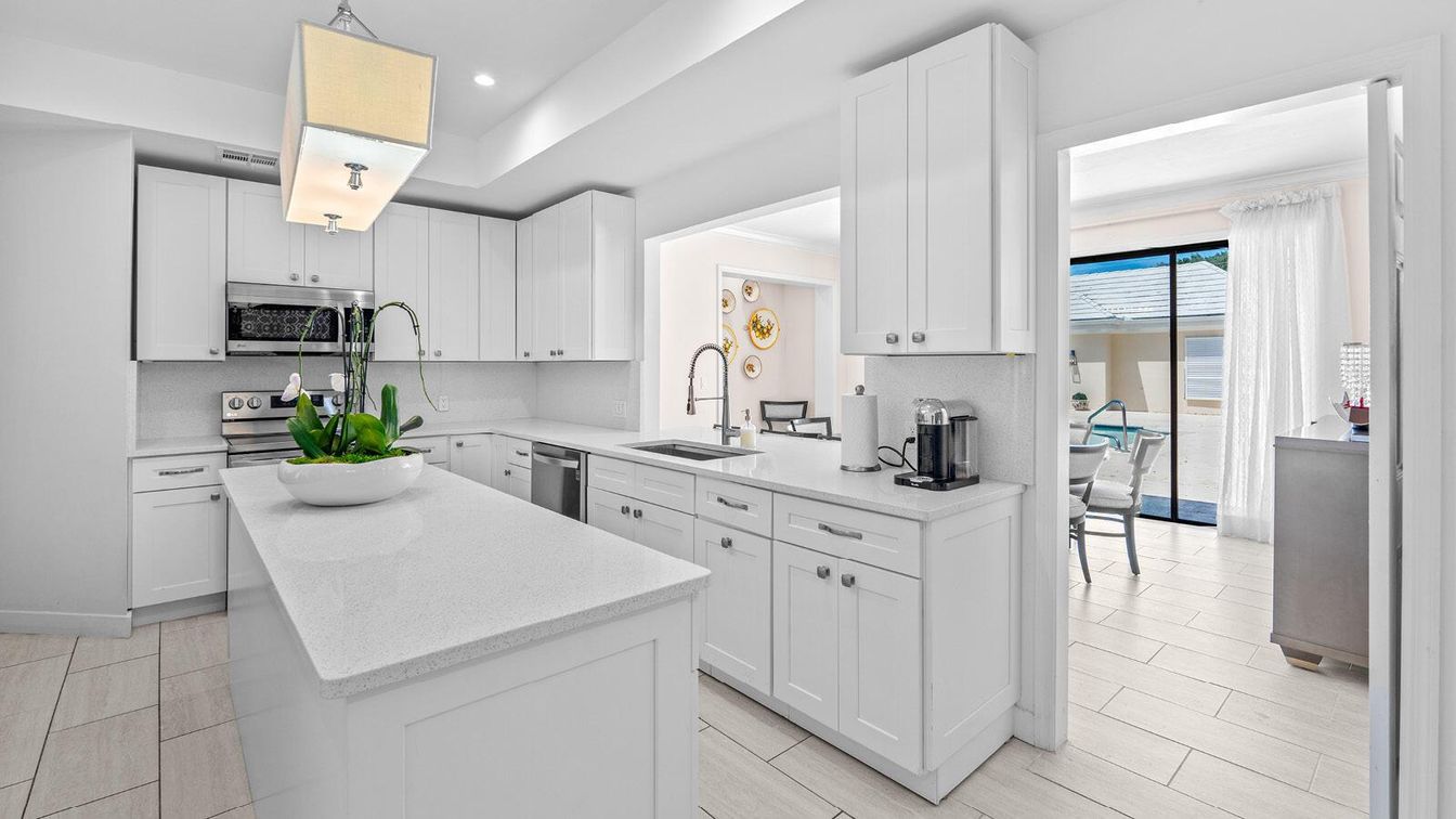 Interior, Kitchen, Recessed Lighting, Stainless Steel Appliances