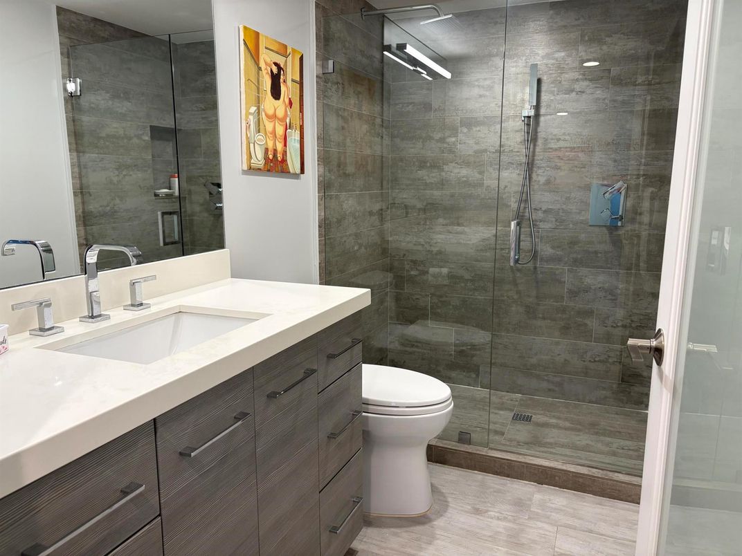 Bathroom, Glass Shower, Interior
