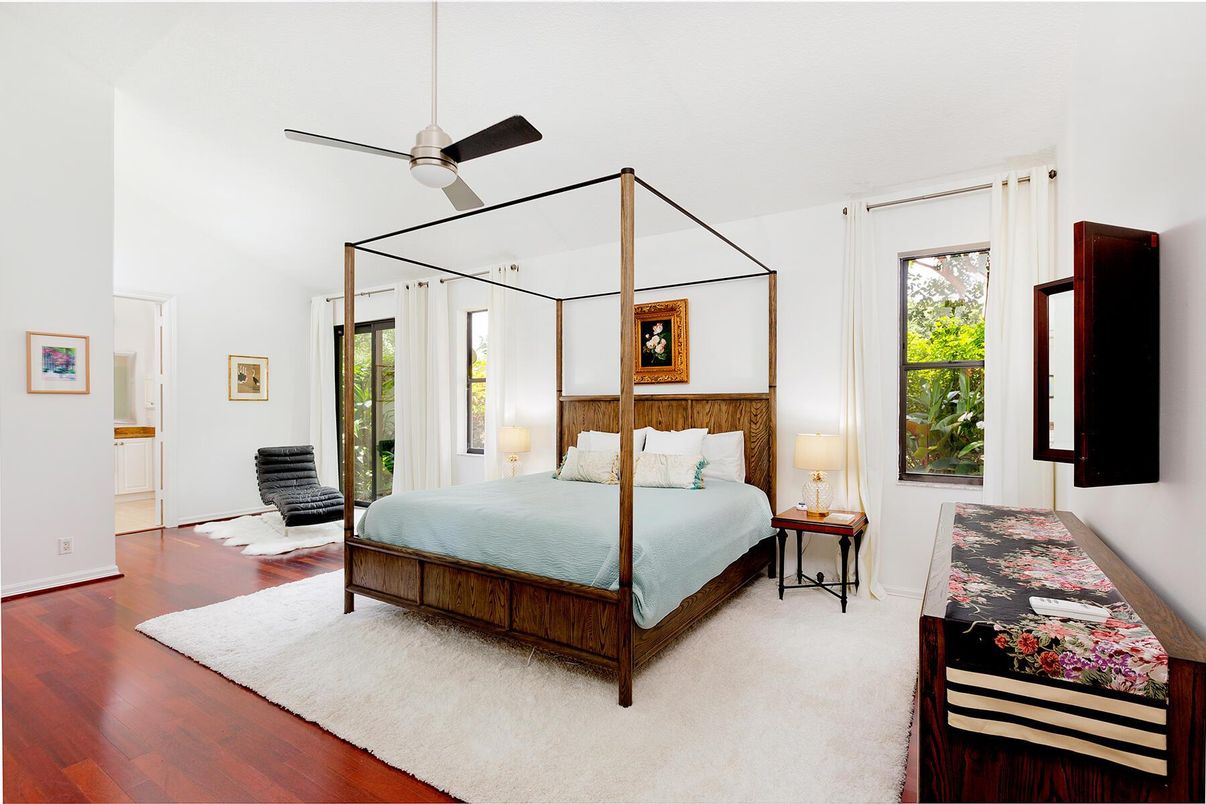 Bedroom, Interior, Wood Texture Flooring