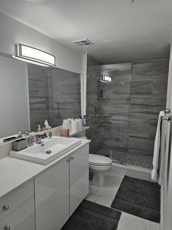 Bathroom, Glass Shower, Interior