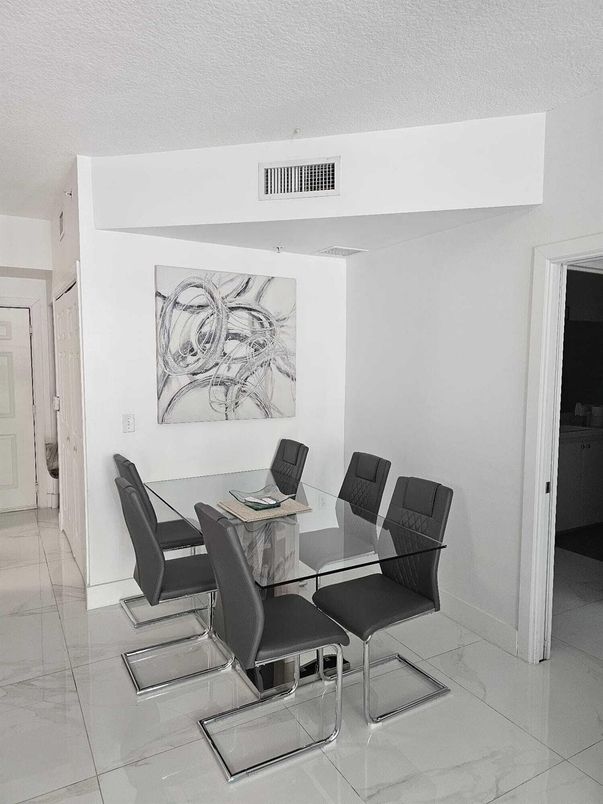 Dining room, Interior, Marble