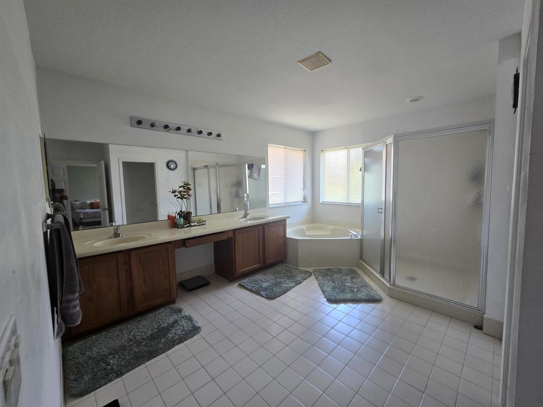 Bathroom, Dual Sink Vanities, Glass Shower, Interior