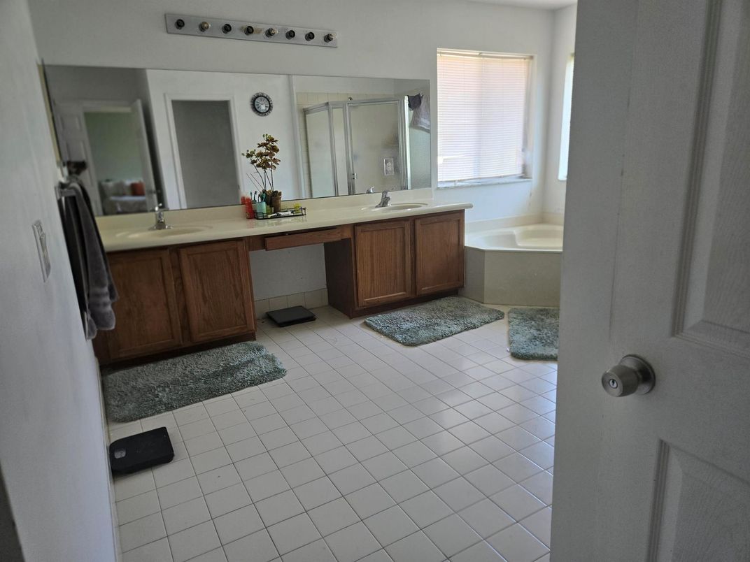 Bathroom, Dual Sink Vanities, Interior, Tile Countertops