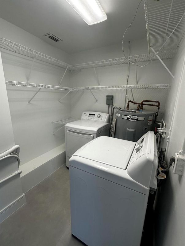 Interior, Washer