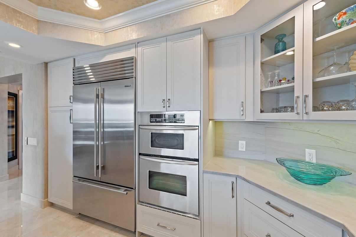 Interior, Kitchen, Recessed Lighting, Stainless Steel Appliances