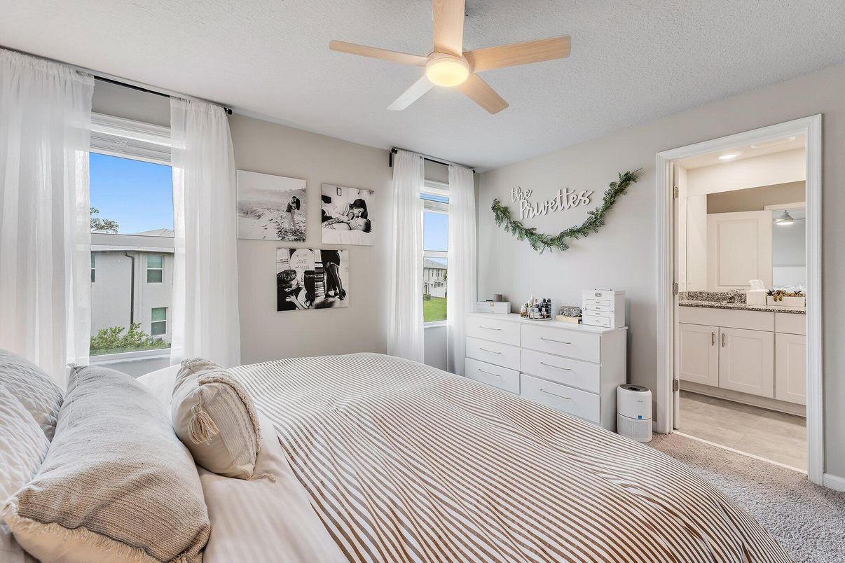 Bedroom, Interior, Recessed Lighting