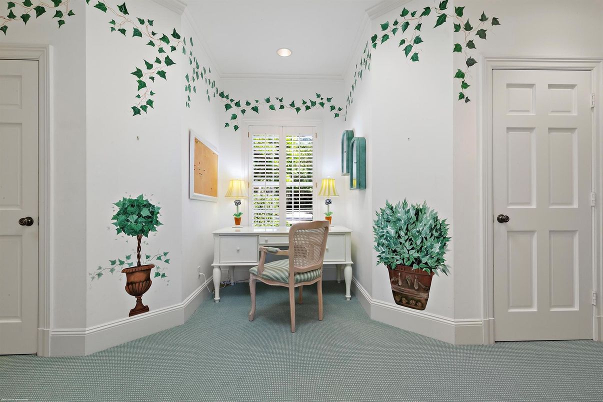 Home Office, Interior, Recessed Lighting