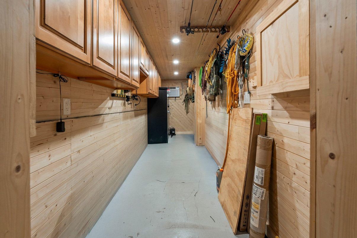 Interior, Recessed Lighting, Wooden Walls